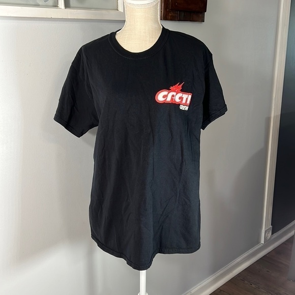Official Travis Scott Merch Cacti Crew Cactus Jack Tee T-shirt Black Large - Picture 1 of 5